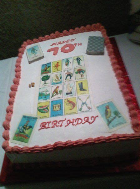 Loteria Cake Cake Outdoor Parties Shabby Chic