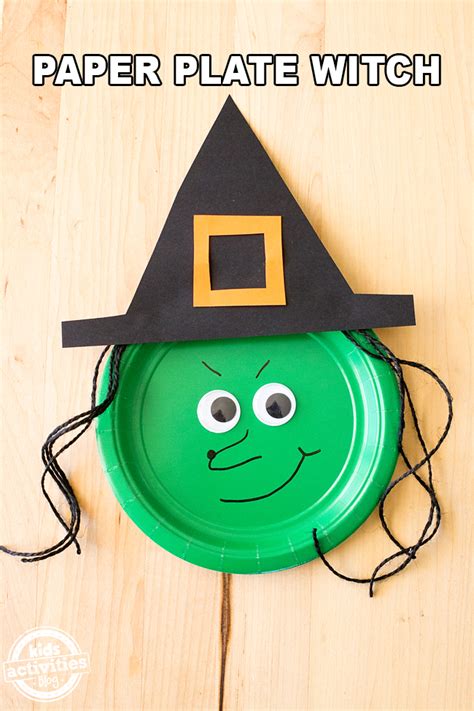 Easy Witch Craft For Kids Made With Paper Plates Parenting Guide Online