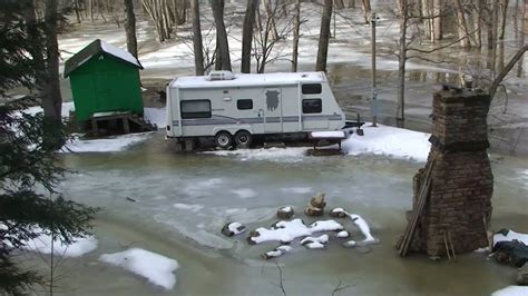 Redneck Camping Resort Flooded From River Water Youtube