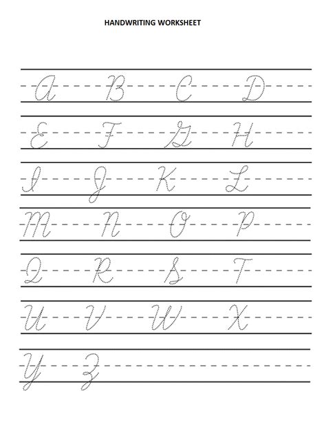 Our free worksheets offer the perfect exercises to practice writing each letter properly. Teaching Jobs in NJ (USA) - Rhyme Words Blog: Cursive Handwriting Sheets