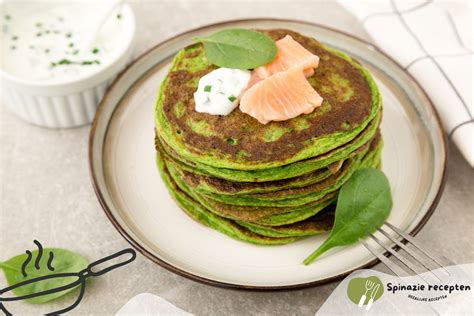 Pannenkoeken Met Zalm En Spinazie Hartige Pannenkoeken Pannenkoeken