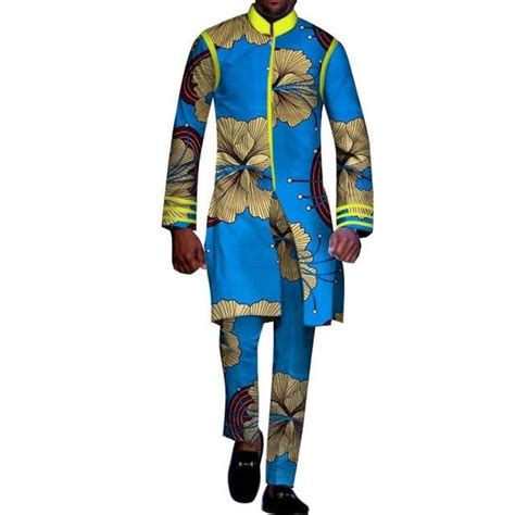 2 piece top pants ankara dashiki cotton print style african clothing for y10797 african