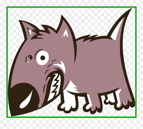 Clip Royalty Free Stock Mean Wolf At Getdrawings Dog Growling Cartoon