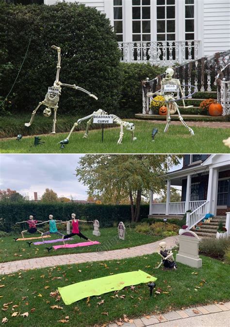 60 Skeleton Halloween Decoration Ideas For Outdoors Halloween
