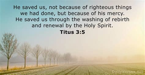 May 3 2022 Bible Verse Of The Day Titus 35
