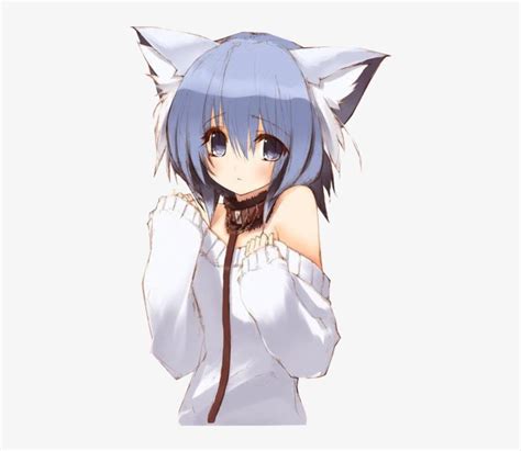 Download High Quality Anime Transparent Cat Girl