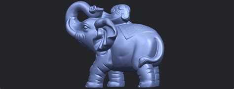 Descargar archivo STL gratis Elefante 02 Diseño imprimible en 3D Cults