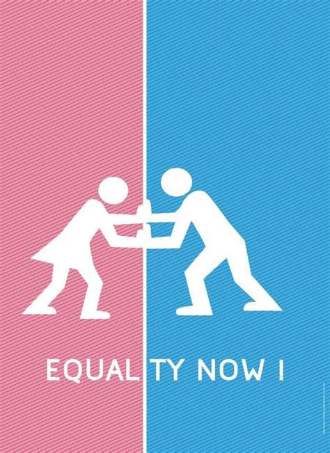 Gender Equality Now Poster Picto Fight By Marie Osscini Gender