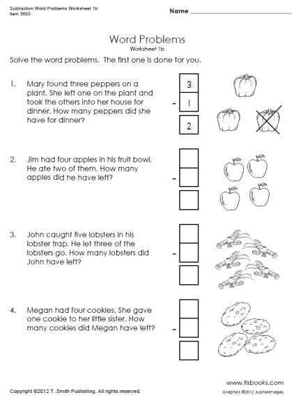 Addition and subtraction word problems grade 4 word problems worksheet it was the crazy sales week at the department store. 42 Subtraction Story Problems Worksheets | Word problem ...