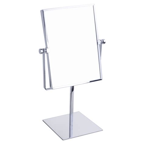Gurun Square Vanity Tabletop Makeup Mirror With 3x1x Magnifying Chrome Polished 712096729290 Ebay