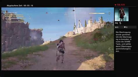 PS4 Gameplay Stream Von Assassins Creed Odyssee Elysion Ein Leben
