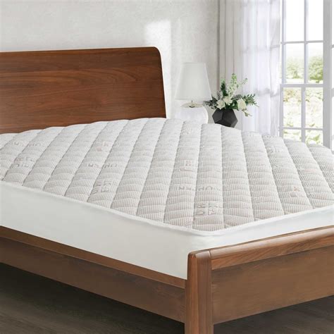 All In One Copper Effects Antimicrobial Fitted Mattress Pad Twin