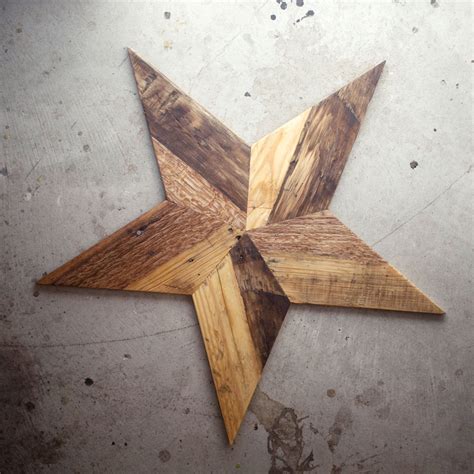 Large Reclaimed Pallet Wood Stars Dennehey Design Co