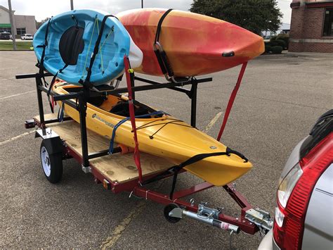 Took My Harbor Freight Kayak Trailer On Its Maiden Today Trip Was