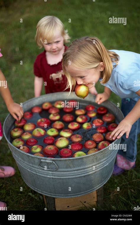 Apple Bobbing Hi Res Stock Photography And Images Alamy