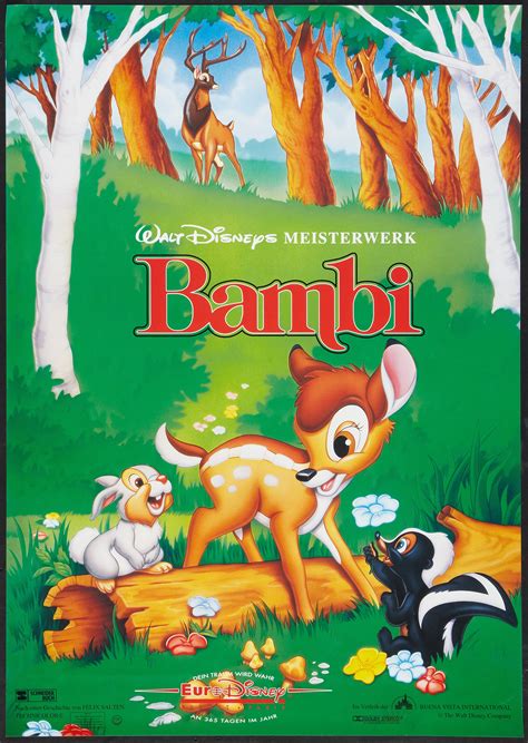 Bambi (Buena Vista International, R-1989). German A1 (23.25" X | Lot