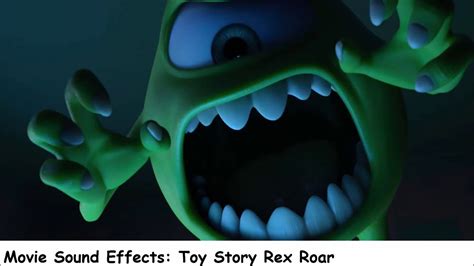 Movie Sound Effects Toy Story Rex Roar Youtube
