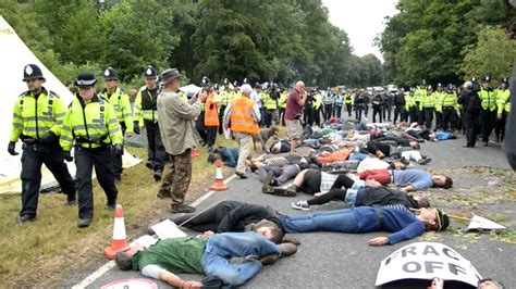 I never meant for our protest to have any effect. Protest against Fracking in Balcombe 31st July - YouTube