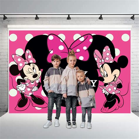 Minnie Mouse Birthday Party Supplies Minnie Mouse Backdrop For Birthday