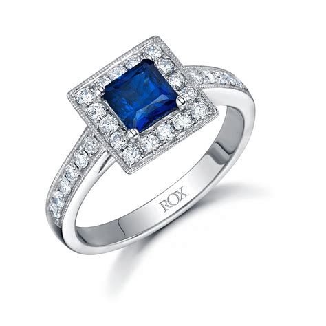 Sapphire And Diamond Ring 139ct 56925 Rox Diamonds And Thrills