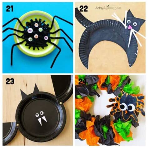 20 Fun Paper Plate Halloween Crafts Kids Craft Room