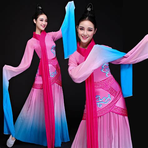 Chinese Folk Dance Costumes Classical Dance Costume Watersleeve Dance Costume Chinese Costume