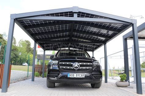 Aluminiowa Wiata Samochodowa Solar Energo Z Fotowoltaik I Bez