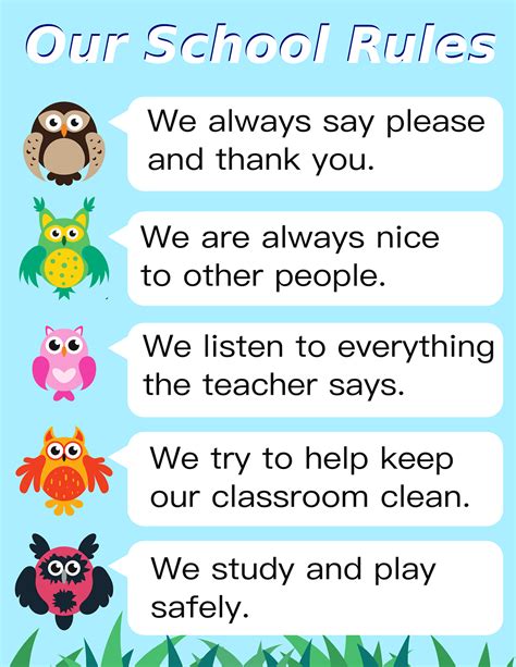 Daycare Classroom Rules