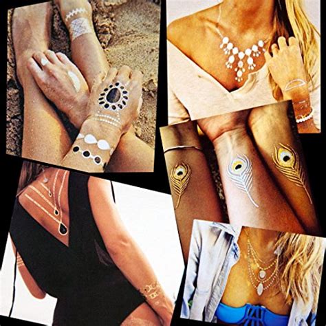 Temporary Metallic Jewelry Tattoos 2 Pack 78 Buy Online In Uae Misc Products In The