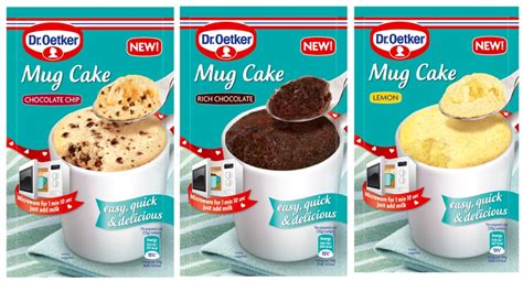 So köstlich schmeckt der klassischer marmorkuchen mit kakao. Dr. Oetker's mug cake sachets are the best thing to happen ...