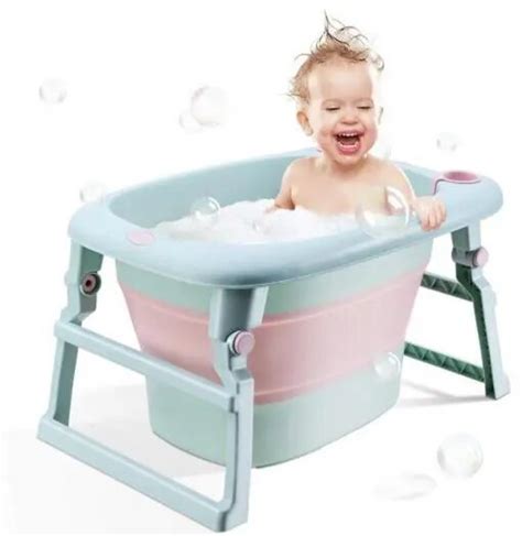 The angelcare bath support is perfectly sized for a newborn. New Style Portable Collapsible Baby Bathtub (For 0-5 Years ...