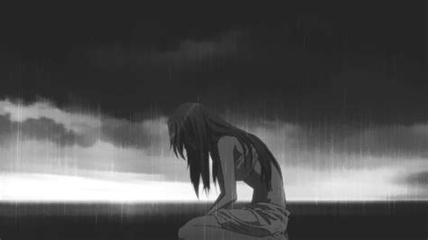Image Anime Girl Sad Rain Rwby Wiki Fandom Powered By Wikia