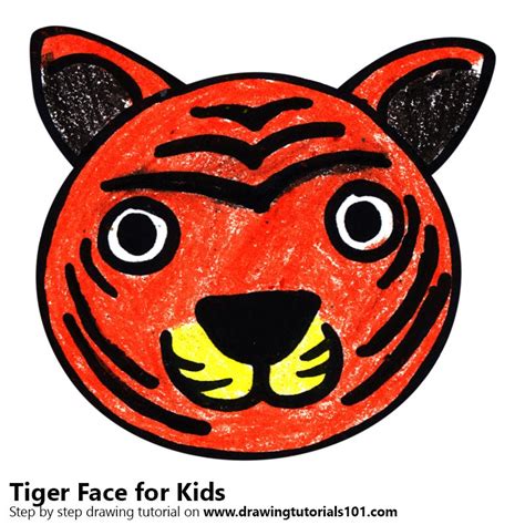 Learn how to draw a tiger for kids step by step with this elementary drawing tutorial for schoolers and preschoolers. Learn How to Draw a Tiger Face for Kids (Animal Faces for ...