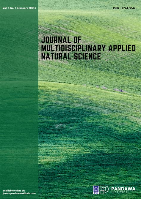 Vol 1 No 1 2021 Journal Of Multidisciplinary Applied Natural