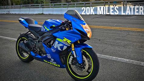Gsxr750 20000 Mile Review 32000 Km Youtube