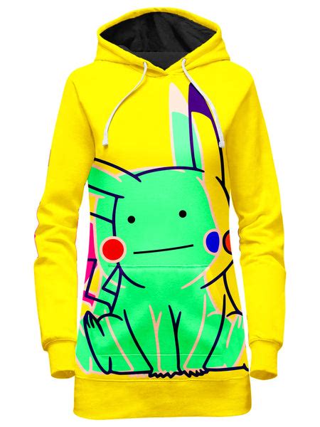 Ditto Pikachu Hoodie Dress Epic Hoodie