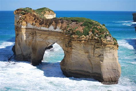 Rock Ocean Waves Foam Tourism Vacation Holiday Nature Hd