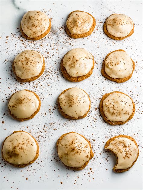 Use a cookie scoop or tablespoon to scoop out batter and place on a parchment paper lined baking sheet. Frosted Pumpkin Protein Cookies - Real Healthy Recipes