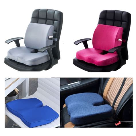 Whoever said work was a pain in the next has never spent the entire day hunched over their computer while most seat cushions are made with memory, you shouldn't underestimate gel. Soft Memory Office Chair Hips Pillow Seat Cushion Pad ...