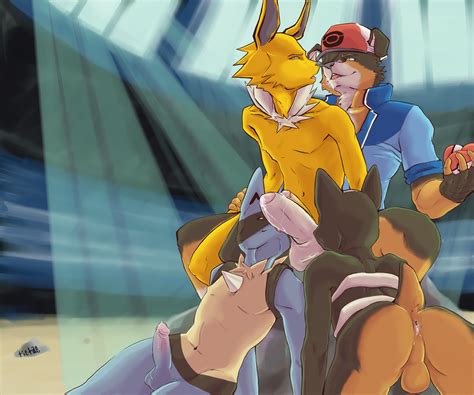 Rule 34 Big Border Collie Canine Furry Gay Houndour Jolteon Licking