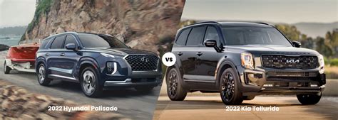 2022 Kia Telluride Vs 2022 Hyundai Palisade Clay Cooley Hyundai Of