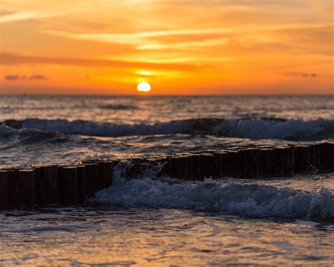 Sea Waves Water Splash Sunset 1080x1920 Iphone 8766s Plus