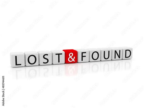 Lost And Found Stock Illustration Adobe Stock