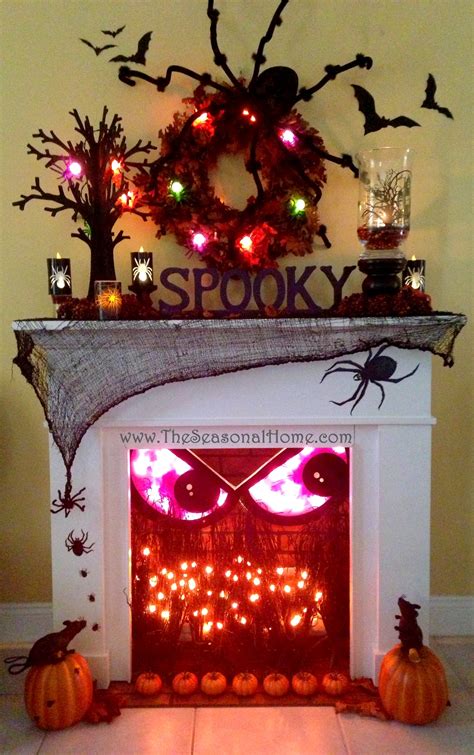 Get free shipping on qualified outdoor halloween decorations or buy online pick up in store today in the holiday decorations department. Spooky Fireplace for Halloween! « The Seasonal Home