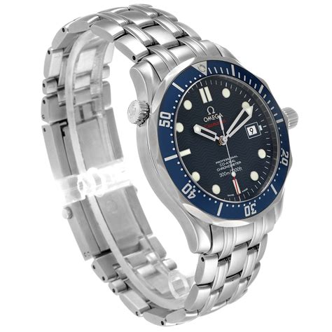 Omega Seamaster Bond 300m Co Axial 41mm Blue Dial Watch 22208000 Card