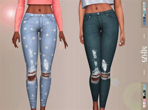 Margeh 75s S4 Sweety Jeans In 2024 Sims 4 Clothing Sims Sims 4
