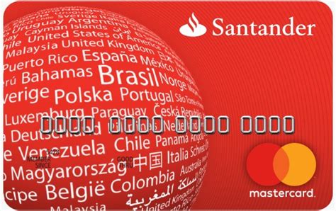 Tarjeta Santander Visa Internacional Multifinança