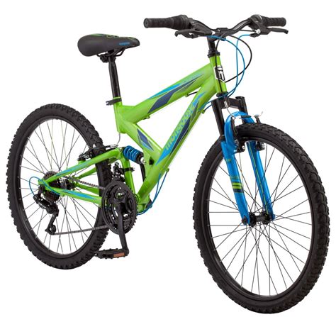 Boys 24″ Mongoose Spectra Bike Green Mongoose Bikes