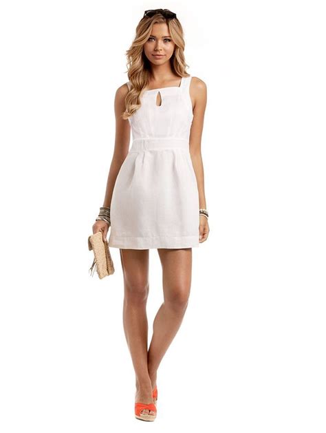 White Achilla Dress White Linen Dress Resort Wear Island Company