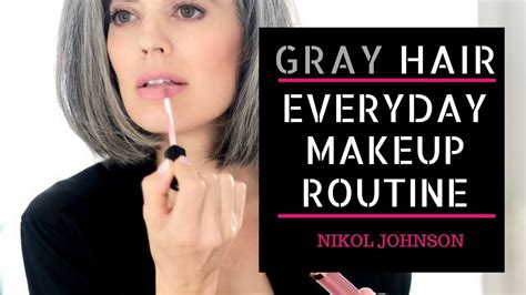 Immune system and the effect on. GRAY HAIR | My Everyday Makeup Routine | Nikol Johnson ...